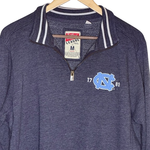 Triblend Sweats Other - Triblend Sweats League Men's 1/4 Zip UNC North Carolina Tar Heels Logo Size M